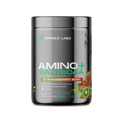 Amino+ EAA/BCAA & EMRALD-Amino+-60Srv-Straw