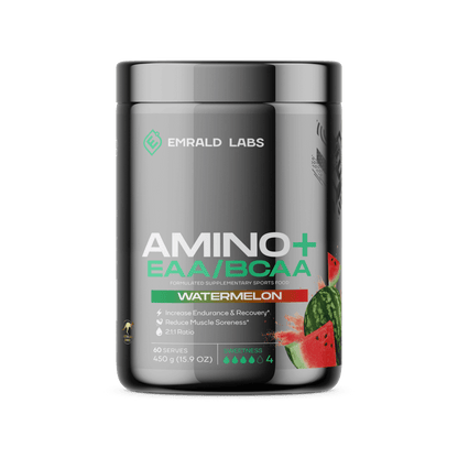Amino+ EAA/BCAA (5) & EMRALD-Amino+-60Srv-Wat