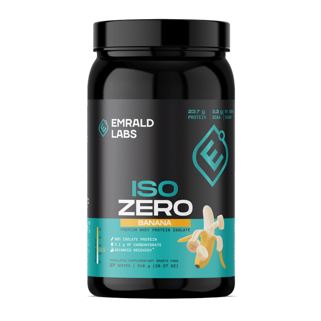 Iso Zero Protein (4) & Emrald-IsoZero-810g-Ban