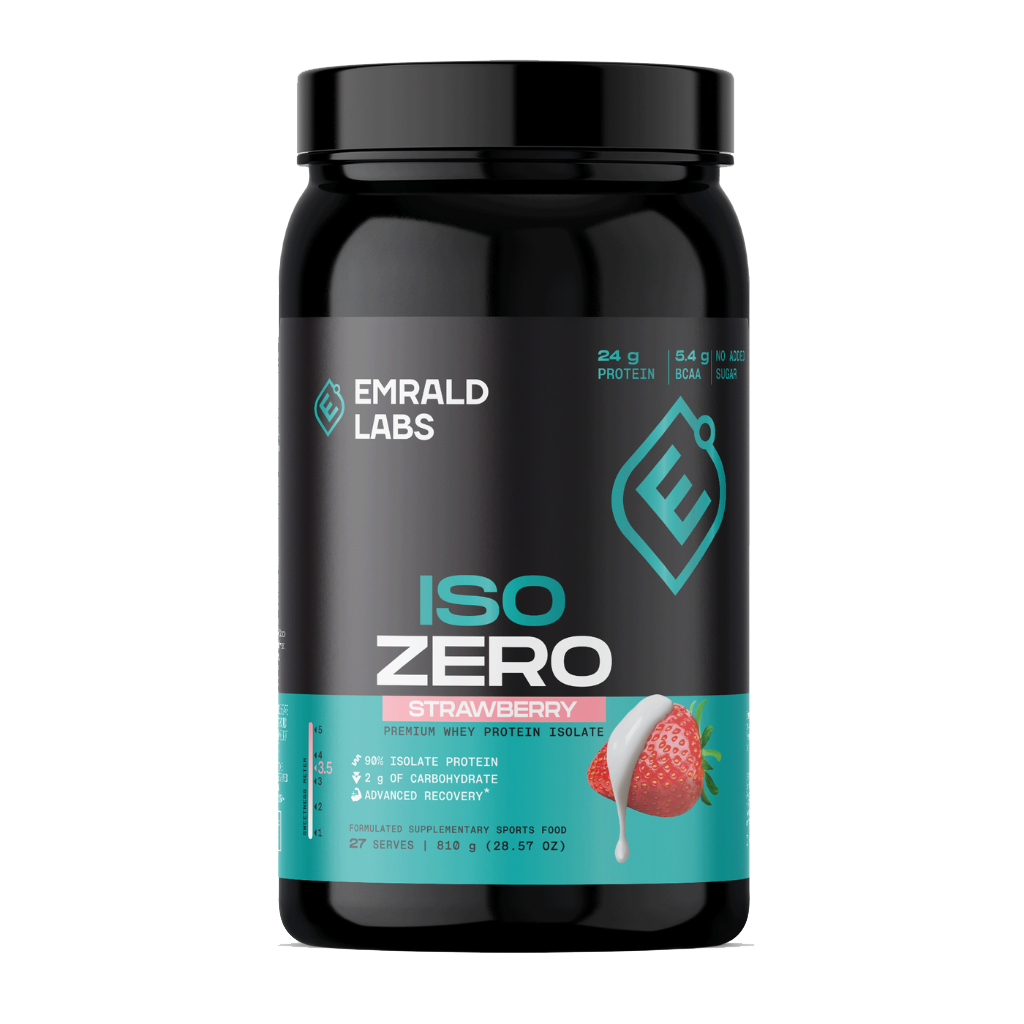 Iso Zero Protein (3) & Emrald-IsoZero-810g-Straw