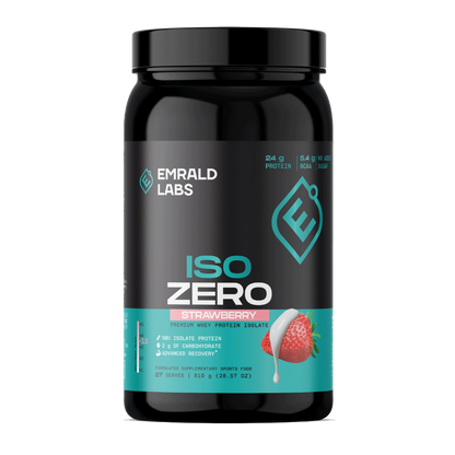 Iso Zero Protein (3) & Emrald-IsoZero-810g-Straw