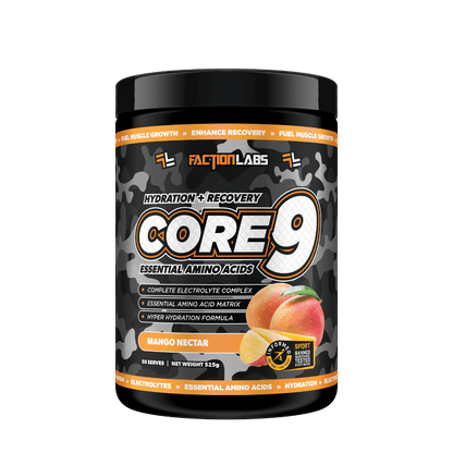Core 9 EAA+BCAA (4) & FACTION-CORE9-60Srvs-M
