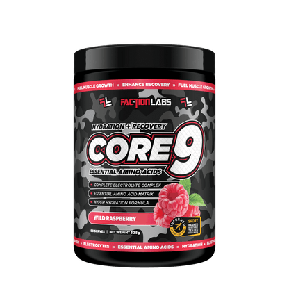 Core 9 EAA+BCAA (2) & FACTION-CORE9-60Srvs-R