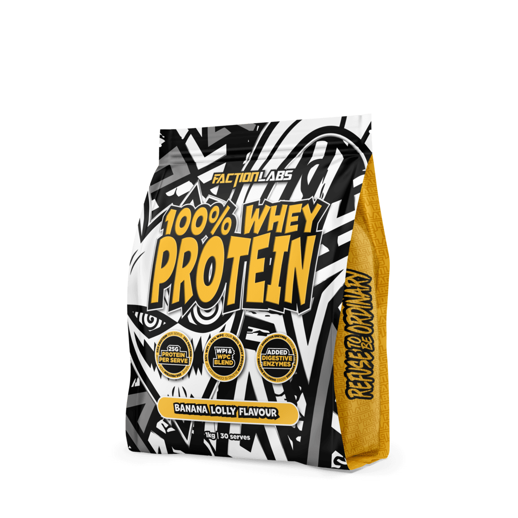 100% Whey Protein & FACTION-100%Whey-30Serves-Ban