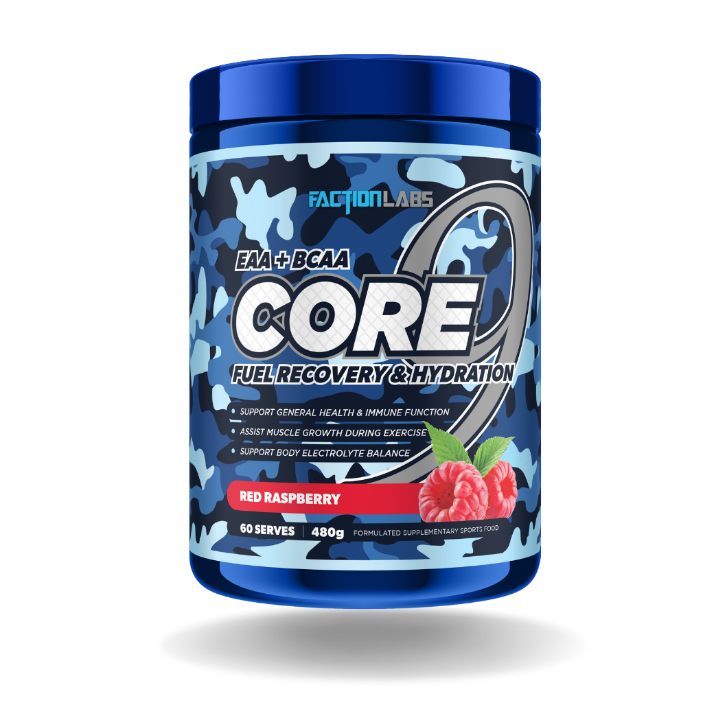 Core 9 EAA+BCAA (3) & FACTION-CORE9-60Srvs-R