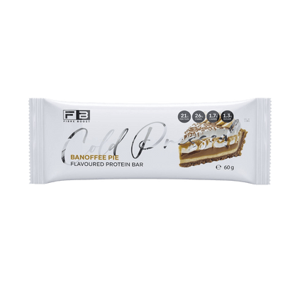 Cold Pressed Protein Bar Fibre Boost High protein bars Box of 12 Banoffee Pie