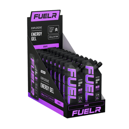 Fuelr Caffeinated Energy Gel Fuelr Energy gels 20 Pack Grape