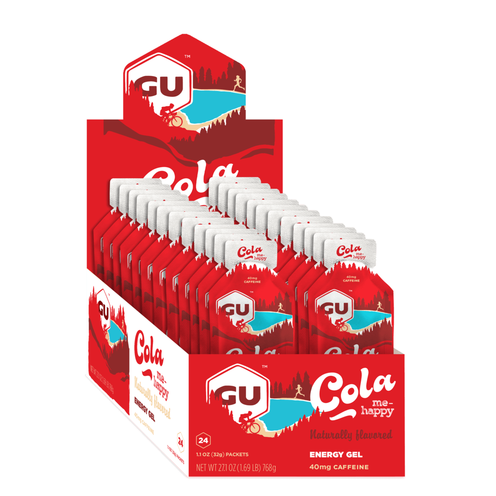 GU Energy Gel (4) & GU-Energy-Gel-Box24-Cola