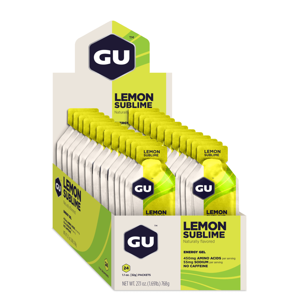 GU Energy Gel & GU-Energy-Gel-Box24-Lem