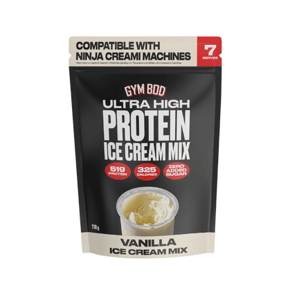 Protein Ice Cream Mix & Protein Ice Cream Mix GYM BOD Protein snacks 7 Serves Vanilla