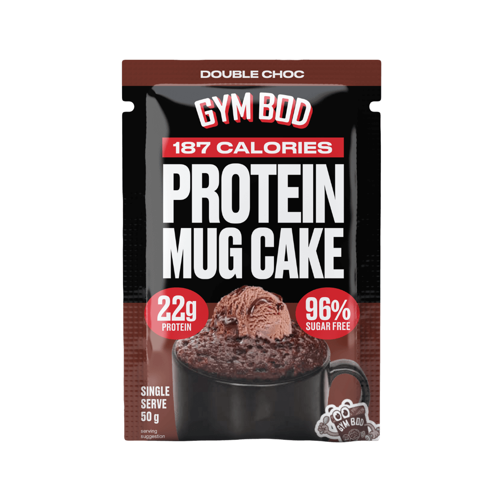 Protein Mug Cake & Protein Mug Cake GYM BOD Protein snacks Single Serve Double Choc