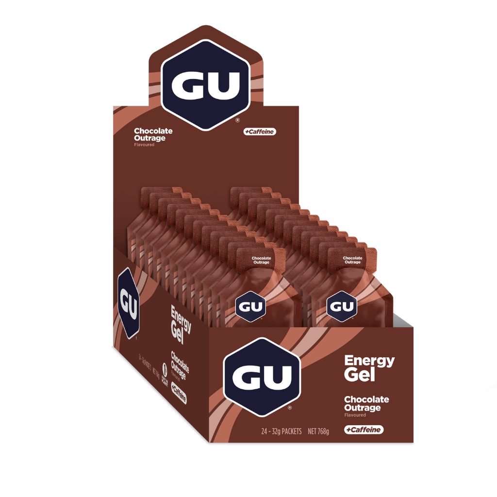 GU Energy Gel (3) & GU Energy Gel GU Energy gels Box of 24 Chocolate
