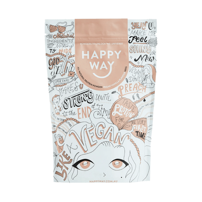Happy Way Vegan Protein & HappyWay-NatVegan-500g-Van