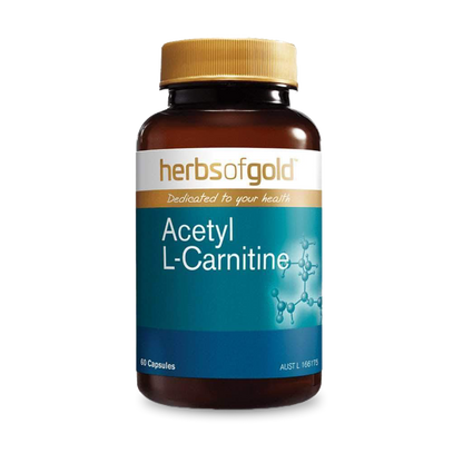 Herbs of Gold Acetyl L-Carnitine Vegan Caps