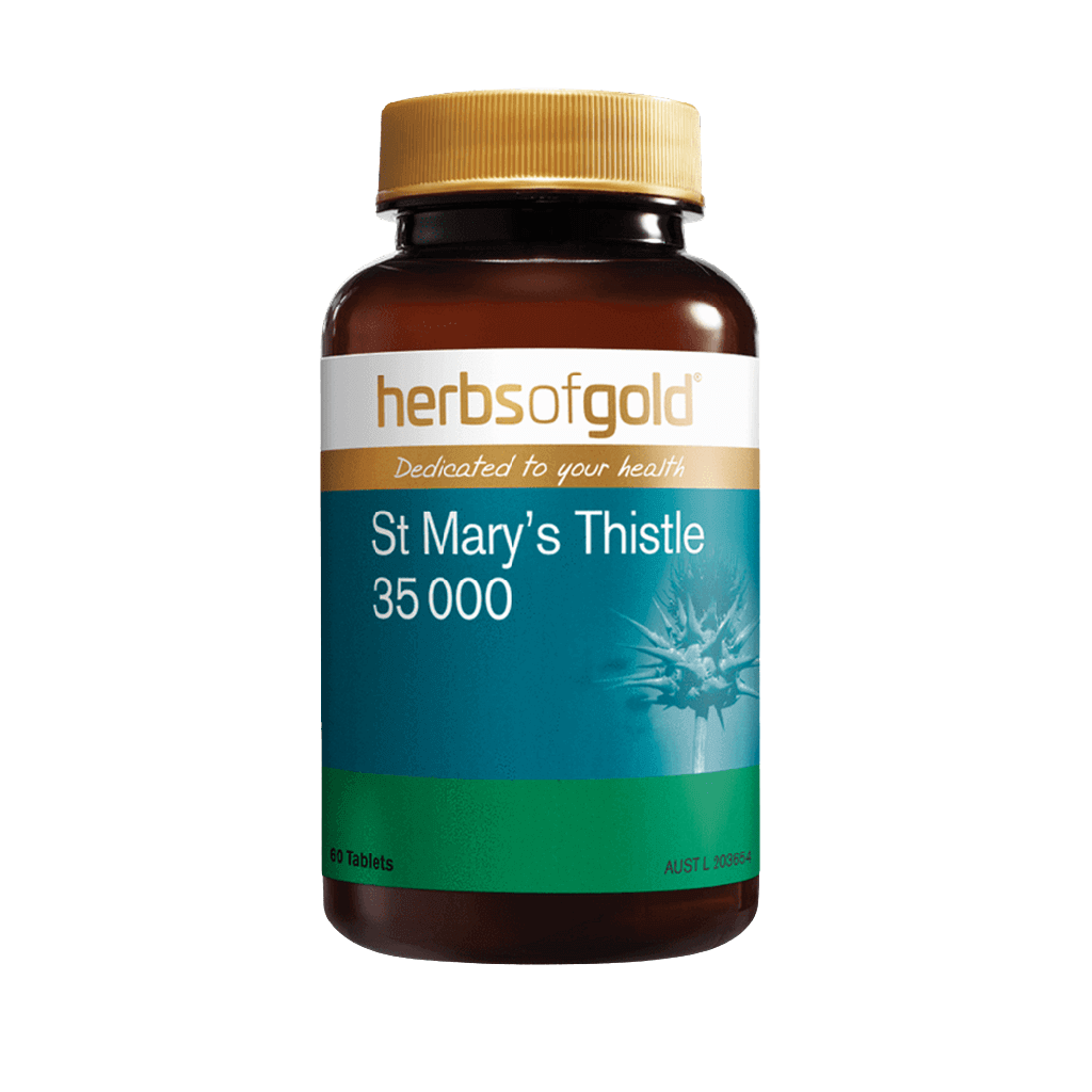 St. Mary's Thistle 35000 Herbs of Gold Gut health supplements