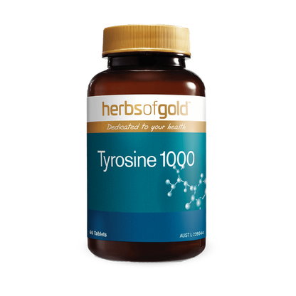 Herbs of Gold Tyrosine 1000 (60 tabs)