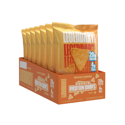 Legendary Protein Chips (2) & LF-Pop-Pro-Chip-7bag-Nacho
