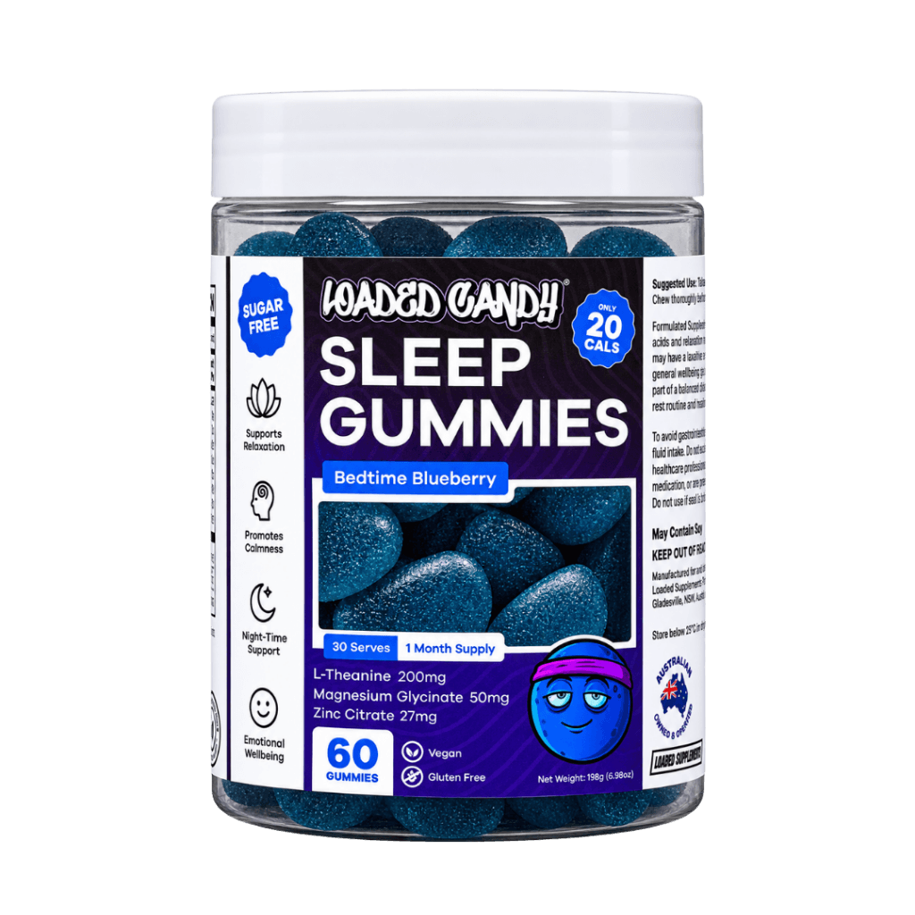 Sleep Gummies & Sleep Gummies Loaded Candy Sleep supplements 60 Gummies Bedtime Blueberry