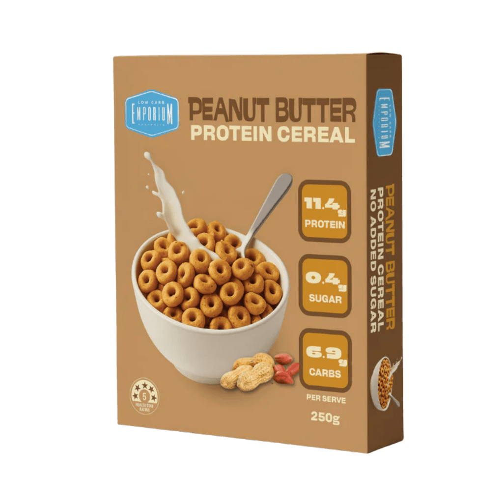 Protein Cereal (3) & Protein Cereal Low Carb Emporium Functional foods 250g Peanut Butter