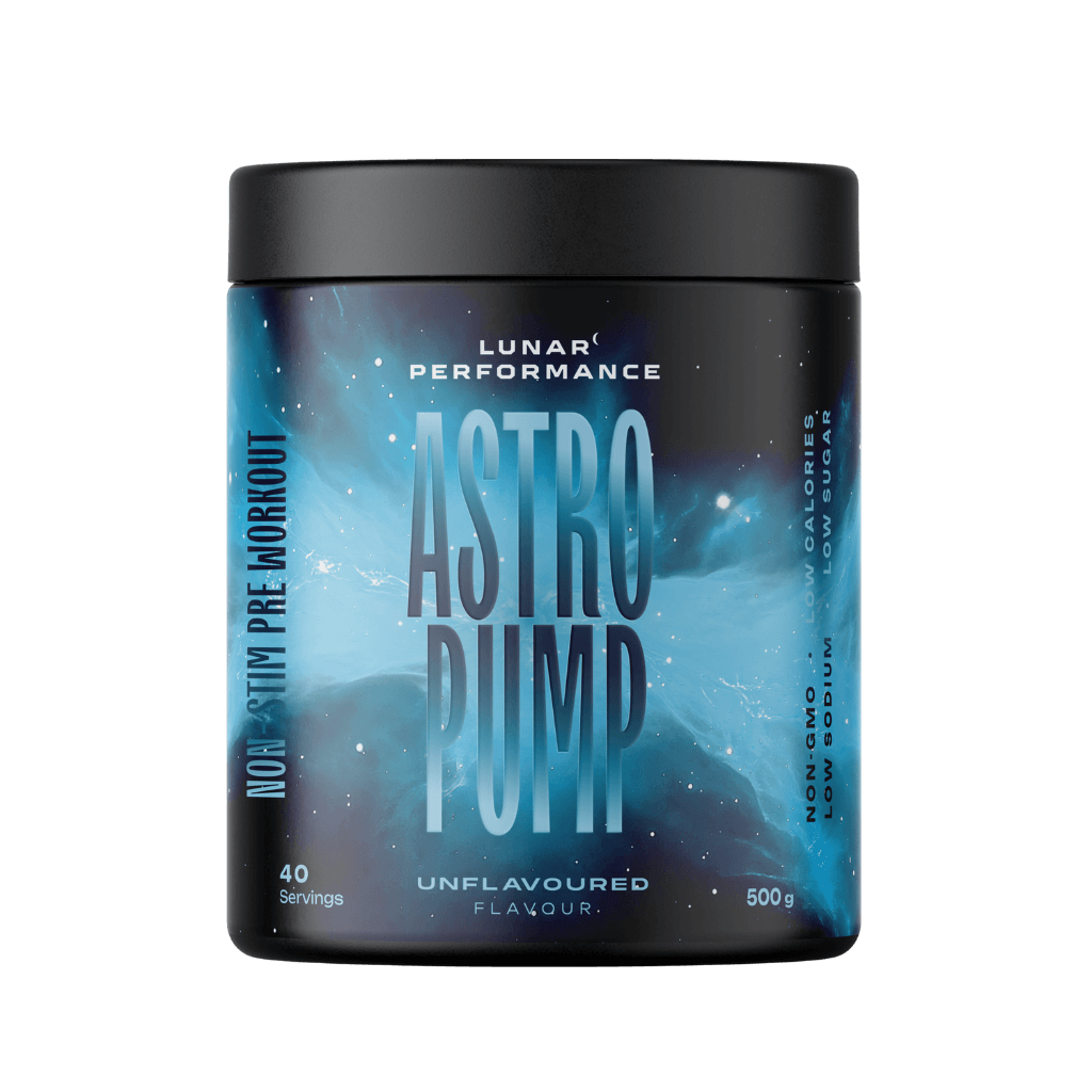 Astro Pump & Astro Pump Lunar Performance Pump pre workout supplements 40 Serves Unflavoured