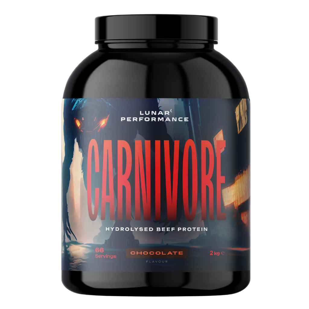 Carnivore Beef Protein Isolate Lunar Performance Collagen protein powder 66 Serves Chocolate