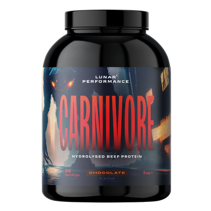 Carnivore Beef Protein Isolate Lunar Performance Collagen protein powder 66 Serves Chocolate