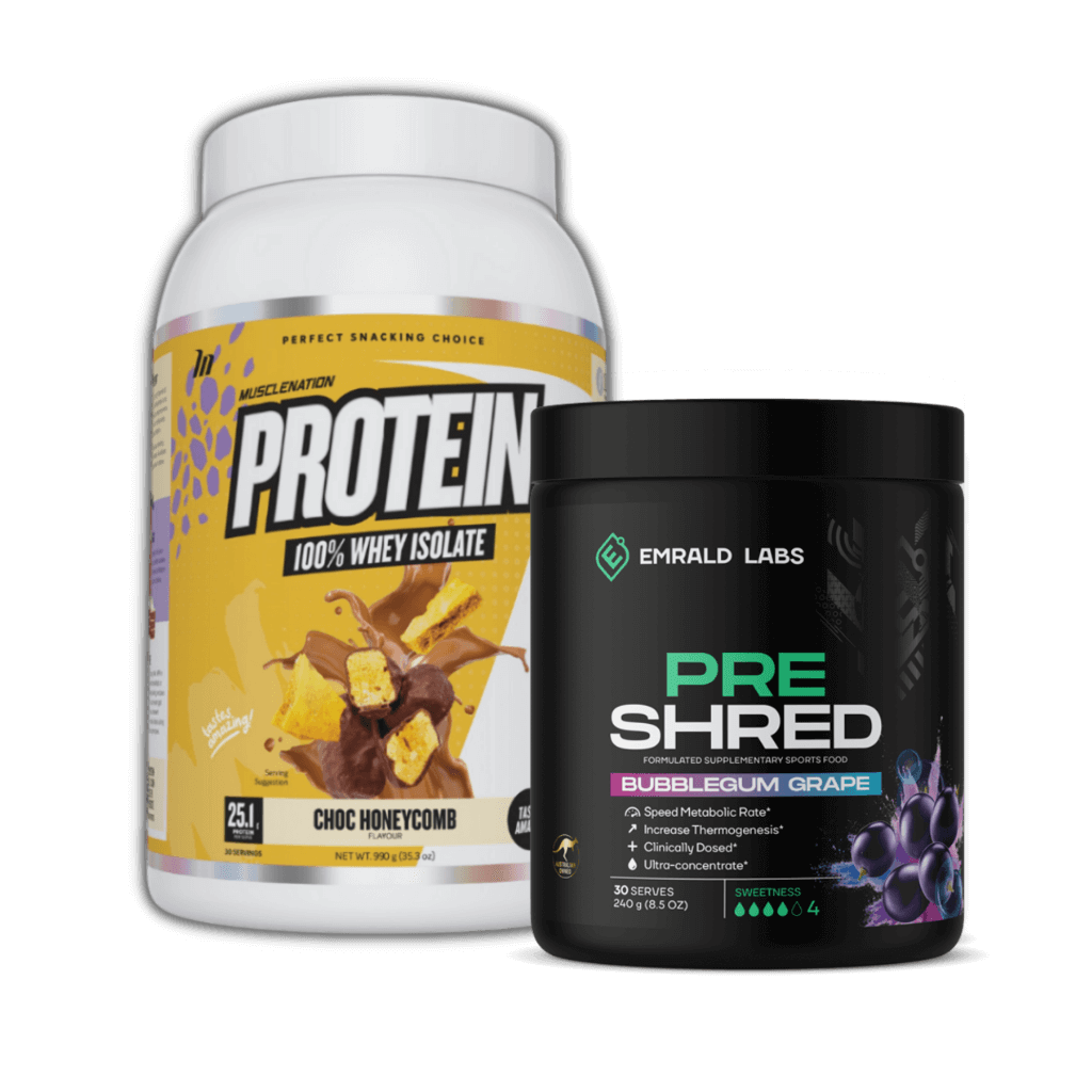 Muscle Nation Protein + Pre Shred Muscle Nation Protein + Pre Shred