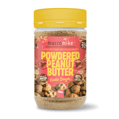 PB+ Powdered Peanut Butter (1) & MacroMike-PB+-156g-Cookie
