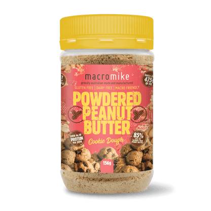 PB+ Powdered Peanut Butter (1) & MacroMike-PB+-156g-Cookie