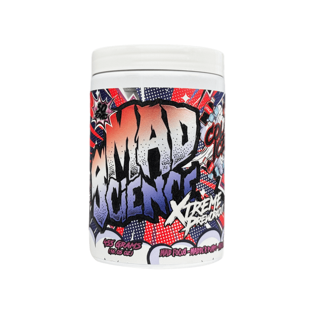 Mad Science Xtreme Pre Workout Mad Science Super high stimulant pre workout powder 50 Serves Cola Ice