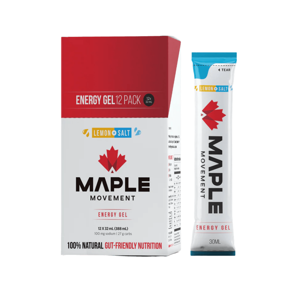 Energy Gels & Energy Gels Maple Movement Energy gels Box of 12 Lemon + Salt