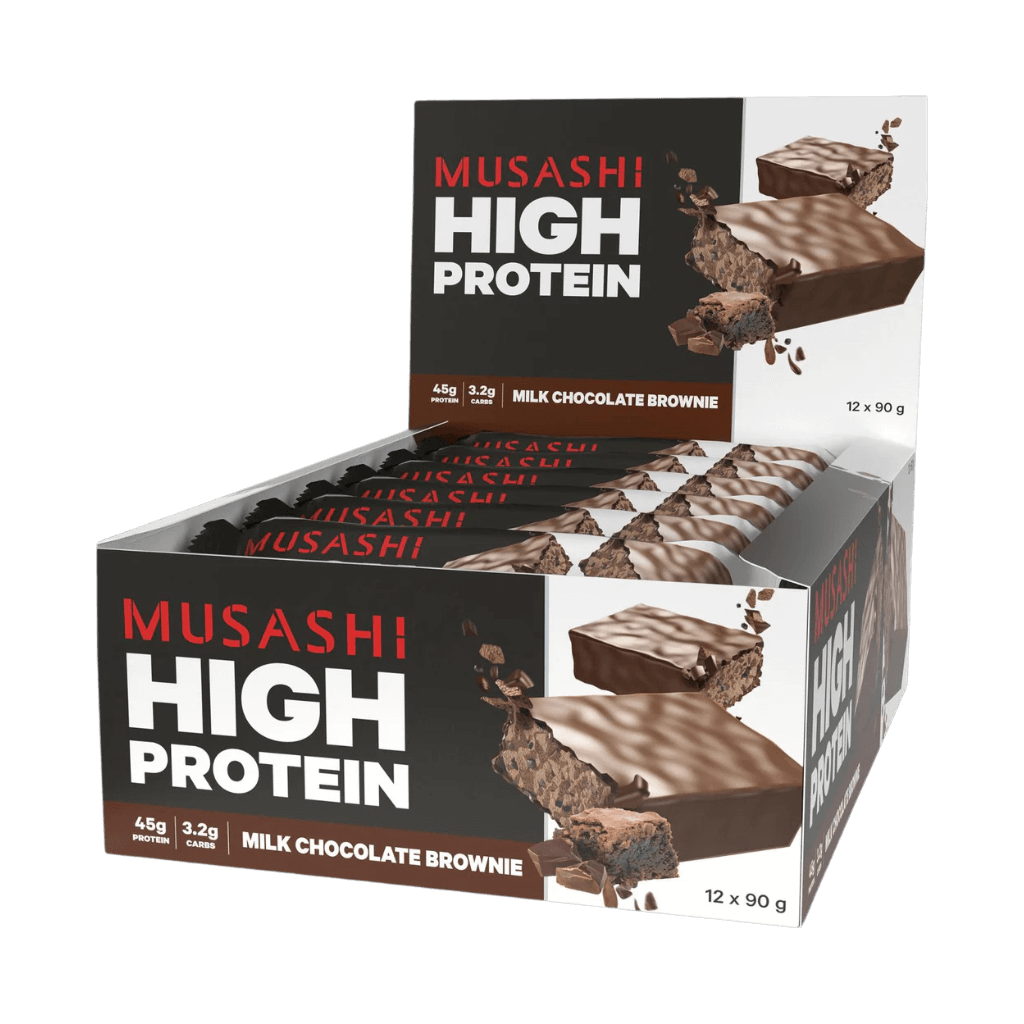 High Protein Bar & MUSASHI-HighPro-Box12-MCB