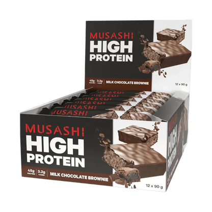 High Protein Bar & MUSASHI-HighPro-Box12-MCB