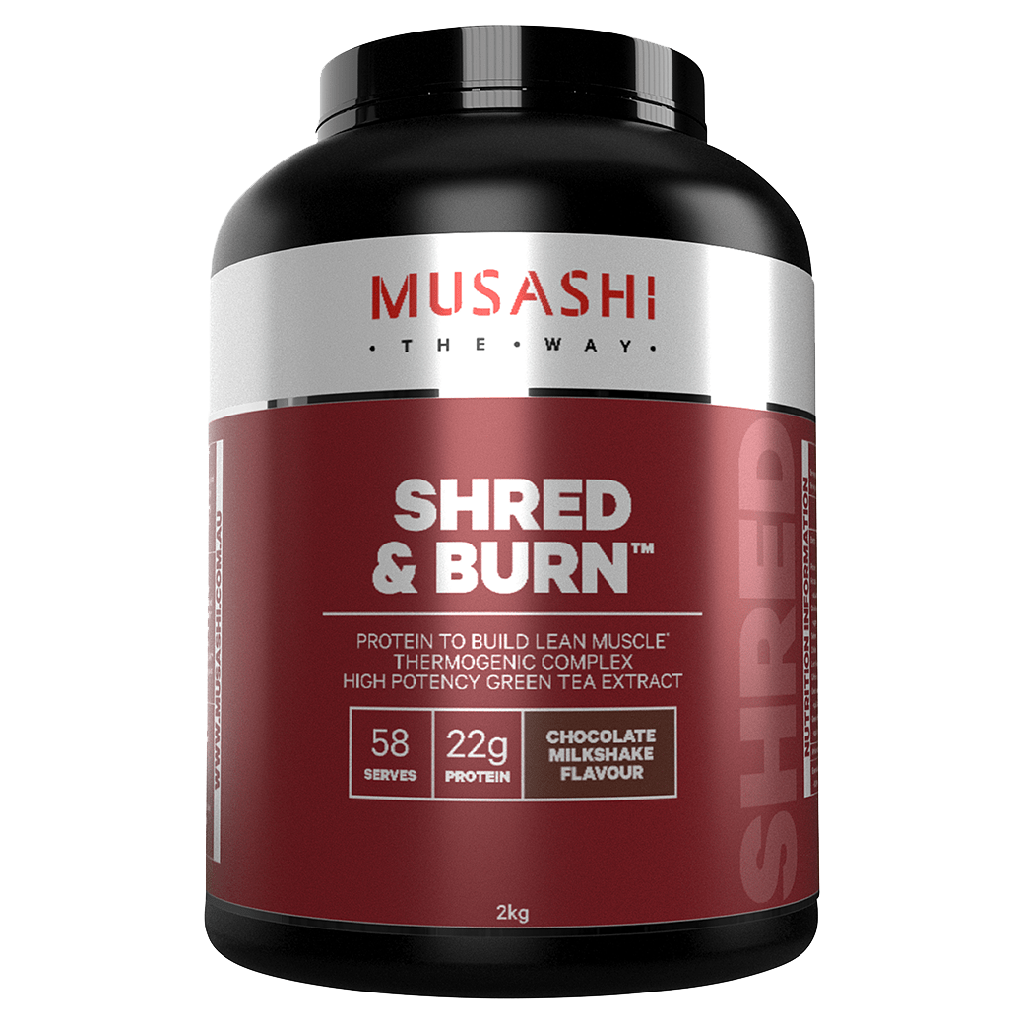 Musashi Shred and Burn (2) & MUSASHI-SHRED-BURN-2KG-VAN