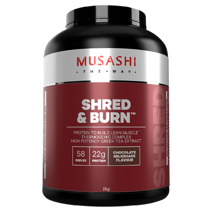 Musashi Shred and Burn (2) & MUSASHI-SHRED-BURN-2KG-VAN