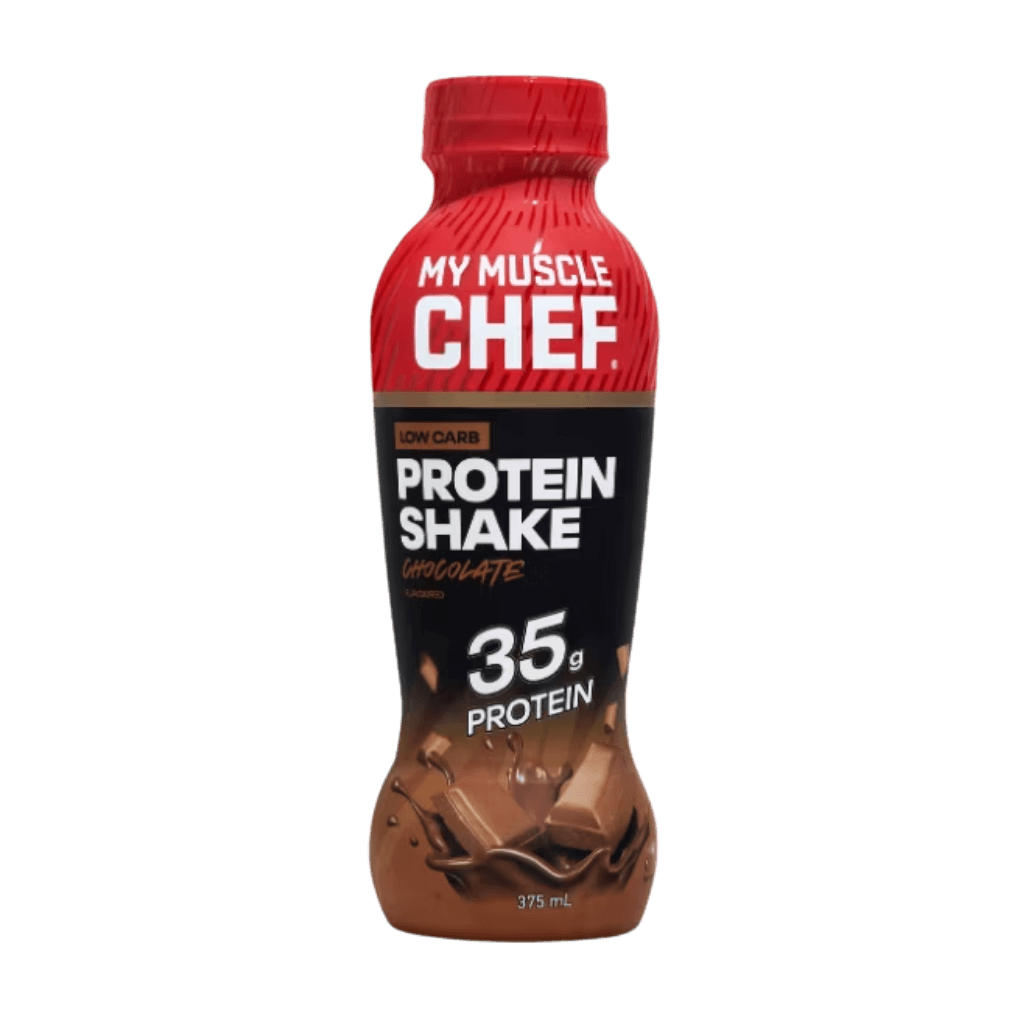 Protein Shake (3) & Protein Shake My Muscle Chef Drinks ready to drink Box of 12 Chocolate