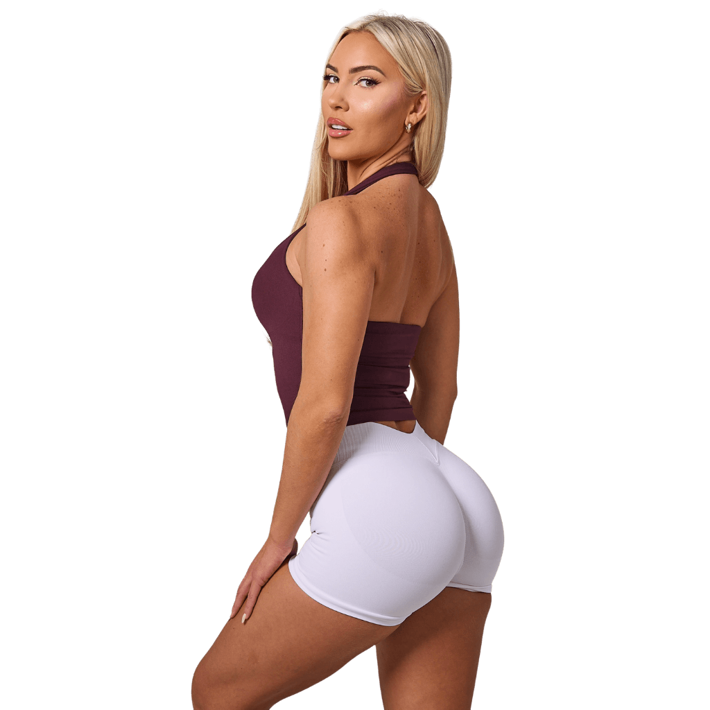 Halter Singlet (2) & Halter Singlet Nexus Apparel Large  Winter Berry