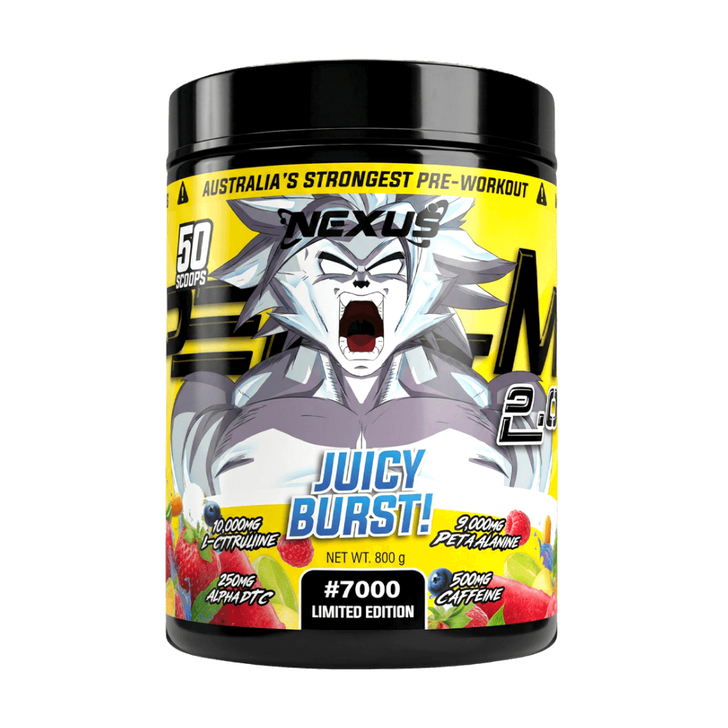 Per4m 2.0 Nexus Super high stimulant pre workout powder 50/25 Serves Juicy Burst
