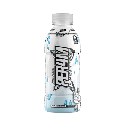 Per4m RTD Nexus Drinks for pre workout Pack of 12 White Blizzard