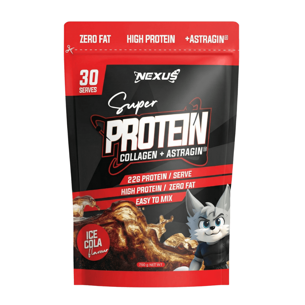 Super Protein Water Nexus Collagen protein powder 30 Serves Ice Cola