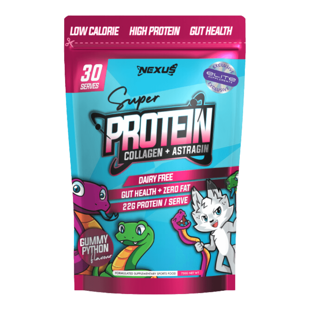 Super Protein Water Nexus Collagen protein powder 30 Serves Gummy Snake | EXCLUSIVE