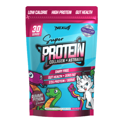 Super Protein Water Nexus Collagen protein powder 30 Serves Gummy Snake | EXCLUSIVE
