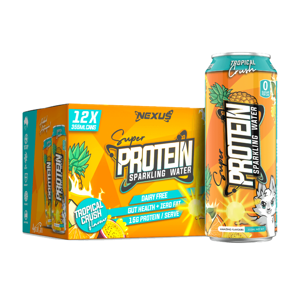 Super Protein Water RTD (1) & Super Protein Water RTD Nexus Protein water Box of 12 Tropical Crush