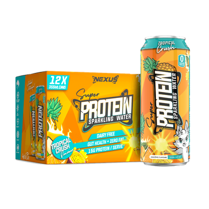 Super Protein Water RTD (1) & Super Protein Water RTD Nexus Protein water Box of 12 Tropical Crush