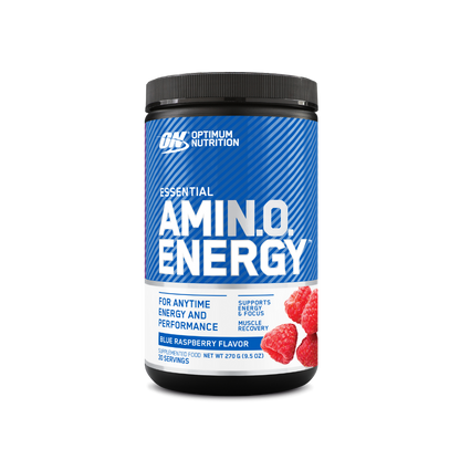 Amino Energy (8) & Amino Energy Optimum Nutrition Amino acid pre workout 30 Serves Blue Raspberry
