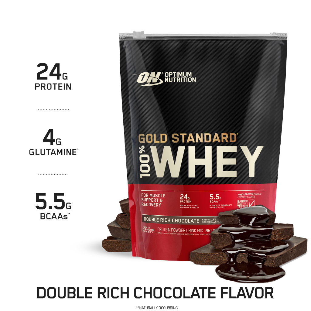 Gold Standard 100% Whey (15) & ON-GSW-1lb-454g-D