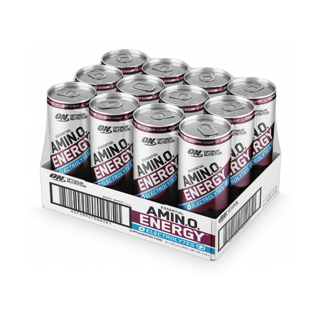 Amino Energy + Electrolyte Sparkling Can (6) & ON-AE+E-SPARKLING-BOX-Ber