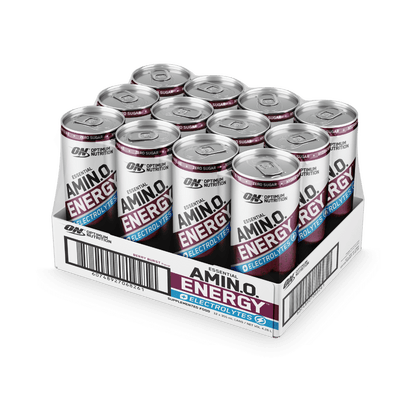 Amino Energy + Electrolyte Sparkling Can (6) & ON-AE+E-SPARKLING-BOX-Ber