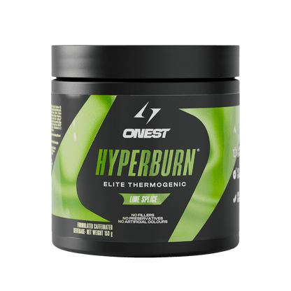 Hyperburn (1) & Hyperburn Onest Fat burners supplements 30 Serves Lime Splice