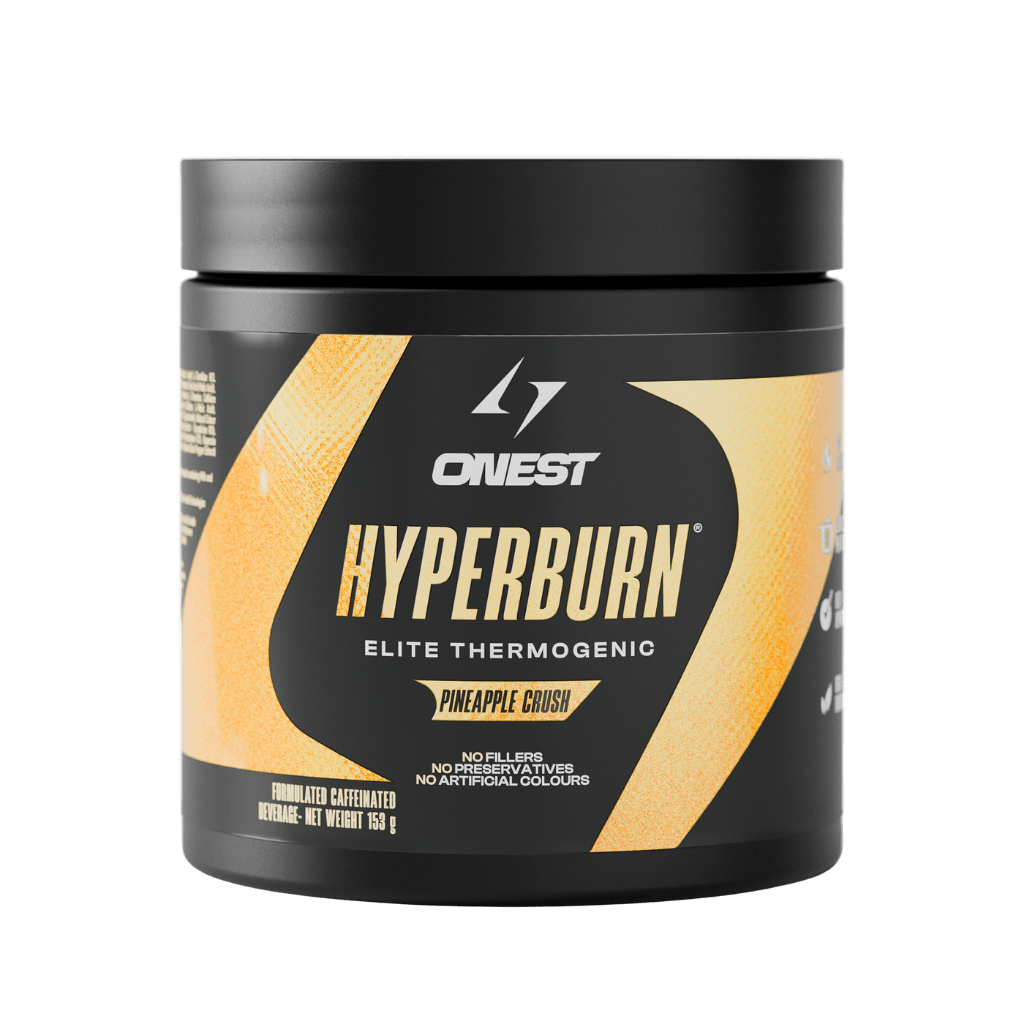 Hyperburn (4) & Hyperburn Onest Fat burners supplements 30 Serves Pineapple Crush